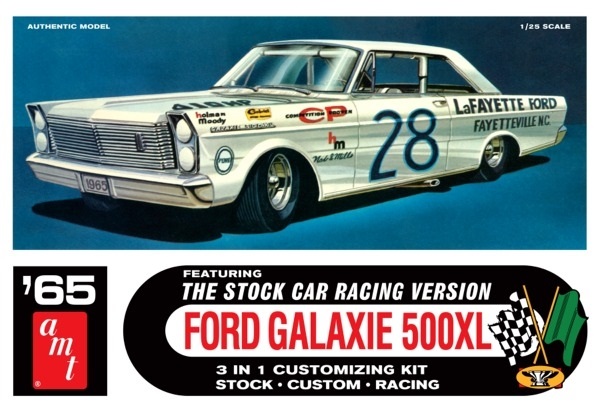 AMT 1/25 1965 FORD Galaxie 3 VERSIONS